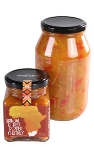 Brinjal and Red Pepper Chutney Large small